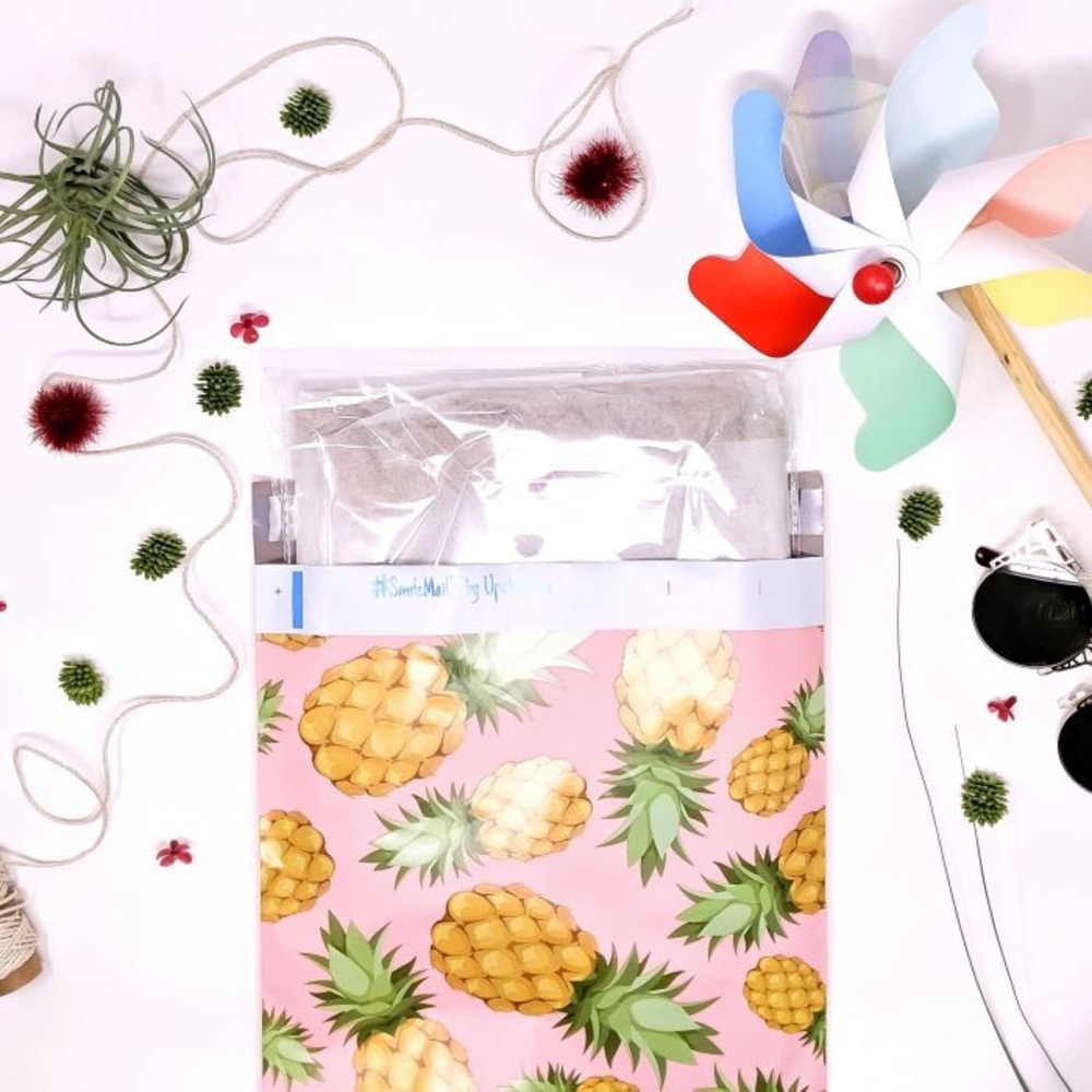 Pineapple ๐ Poly Mailers 6x9 Pack of 50 - Picture 2 of 3